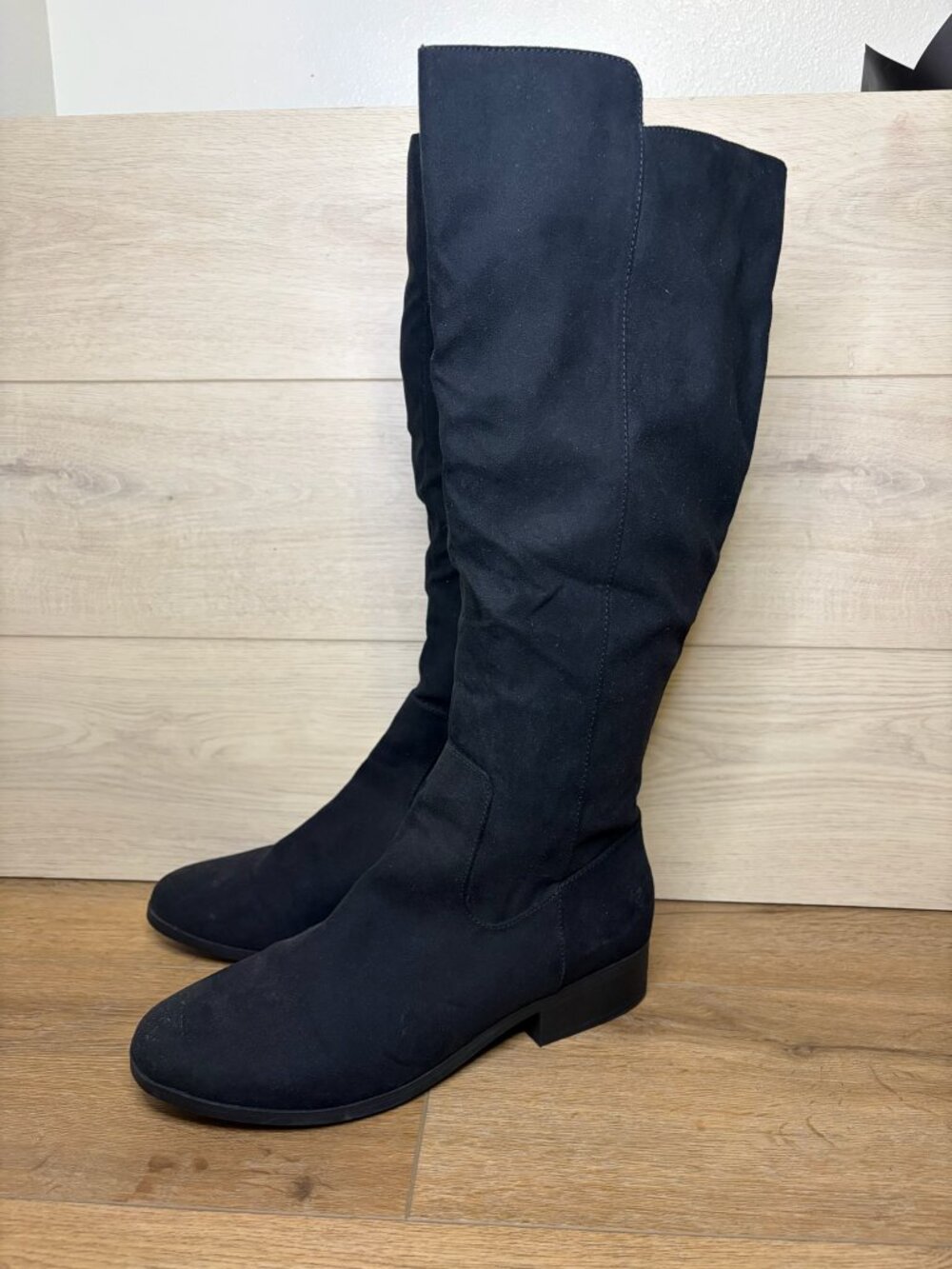 Macys Style Co Over The Knee Boot Black Size 9 NWT - Picture 2 of 3